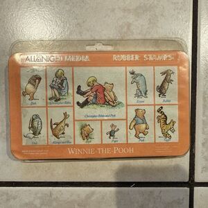 Vintage "WINNIE THE POOH" Stamp  Set ALL NIGHTMEDIA 11 pieces Rubber Stamps